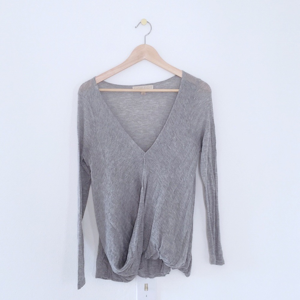 Anthropologie Everleigh Draped Top